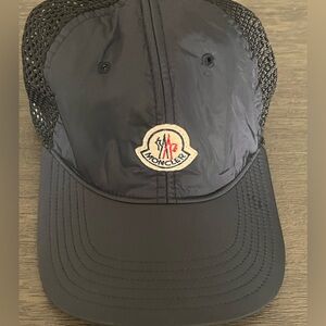 Moncler Navy Mesh Cap